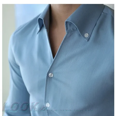 Italian collar shirt - купить недорого | AliExpress