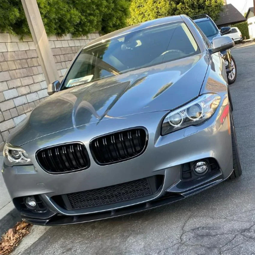 Фото Передние бамперы для BMW 5 Series F10 F11 M Sport 535i 528i M550d xDrive M Sport 2010-2016, спойлер, сплиттер, диффузор, настройка №4