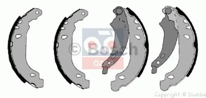 

Задняя Тормозная колодка F026004556 для обуви CLIO II SYMBOL