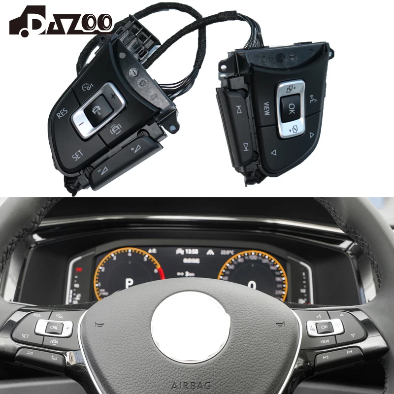 

Кнопка на руле с кнопкой ACC для Tiguan L Tiguan II 2017 2018 2019 2020 2021 2022 2023 2025 5NG 959442 Б 5НГ 959 442 Б