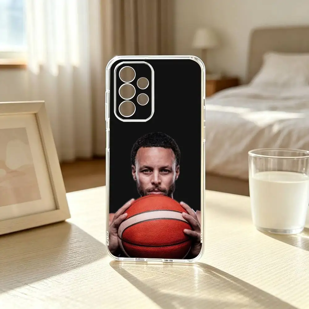 Фото Чехол для телефона Stephen Curry-Y Sports Star-S для Samsung S25, S24, S21, S22, S23, S30, Ultra, S20, Plus, Fe, прозрачный, подарок. №4
