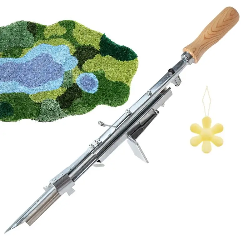 

Rug Maker Cut-Pile Tufting Tool Manual Carpet Tufting Guns Stainless Steel Machine Manual Carpet Maker Rug DIY Making Supplies