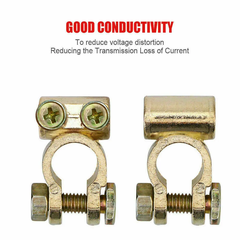 

4pcs Quick Release Battery Terminal Batteries Terminals Positive And Negative Battery Terminal Connector Clamps Is Ideal For Use