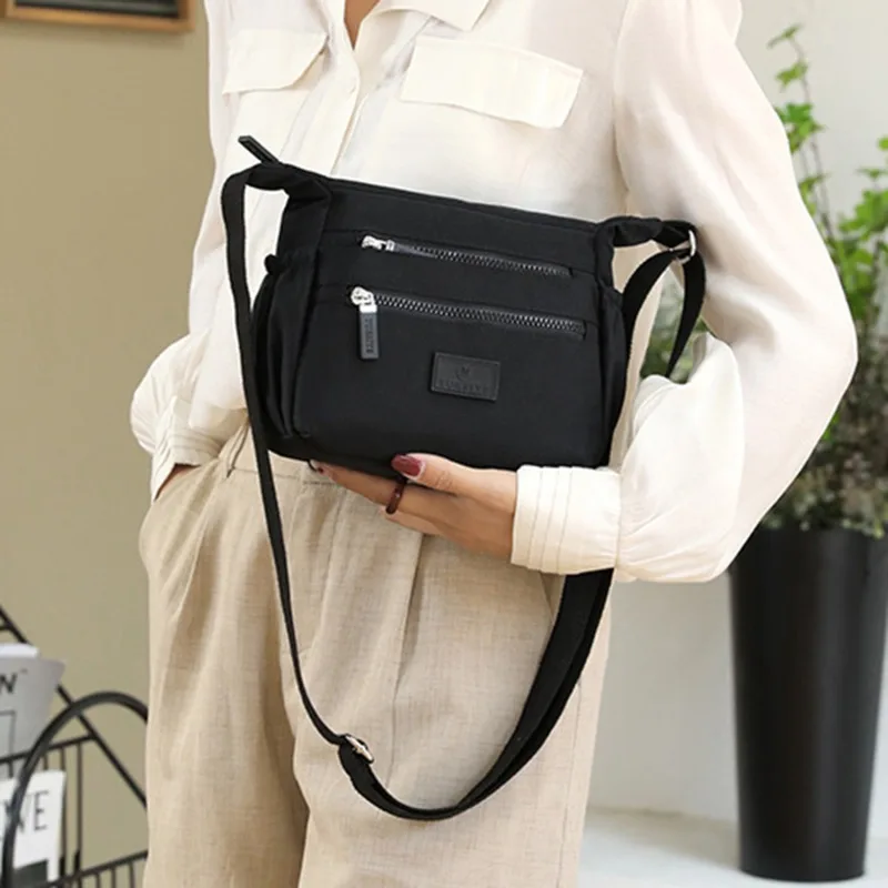 

New Fashion Women Handbags High Quality Messenger Bag Solid Color Crossbody Bag Slim High Capacity Shoulder Bag Daily Phone Bag