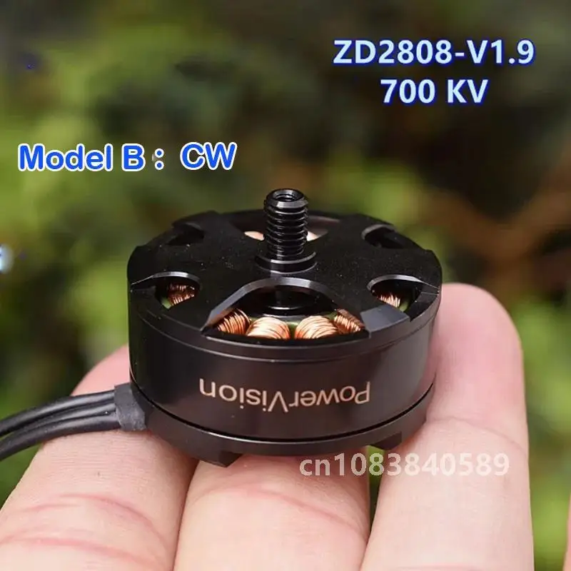 700KV ZD2808-V1.9 Высокоэффективный диск CW CCW BLDC Бесщеточный двигатель для многороторной