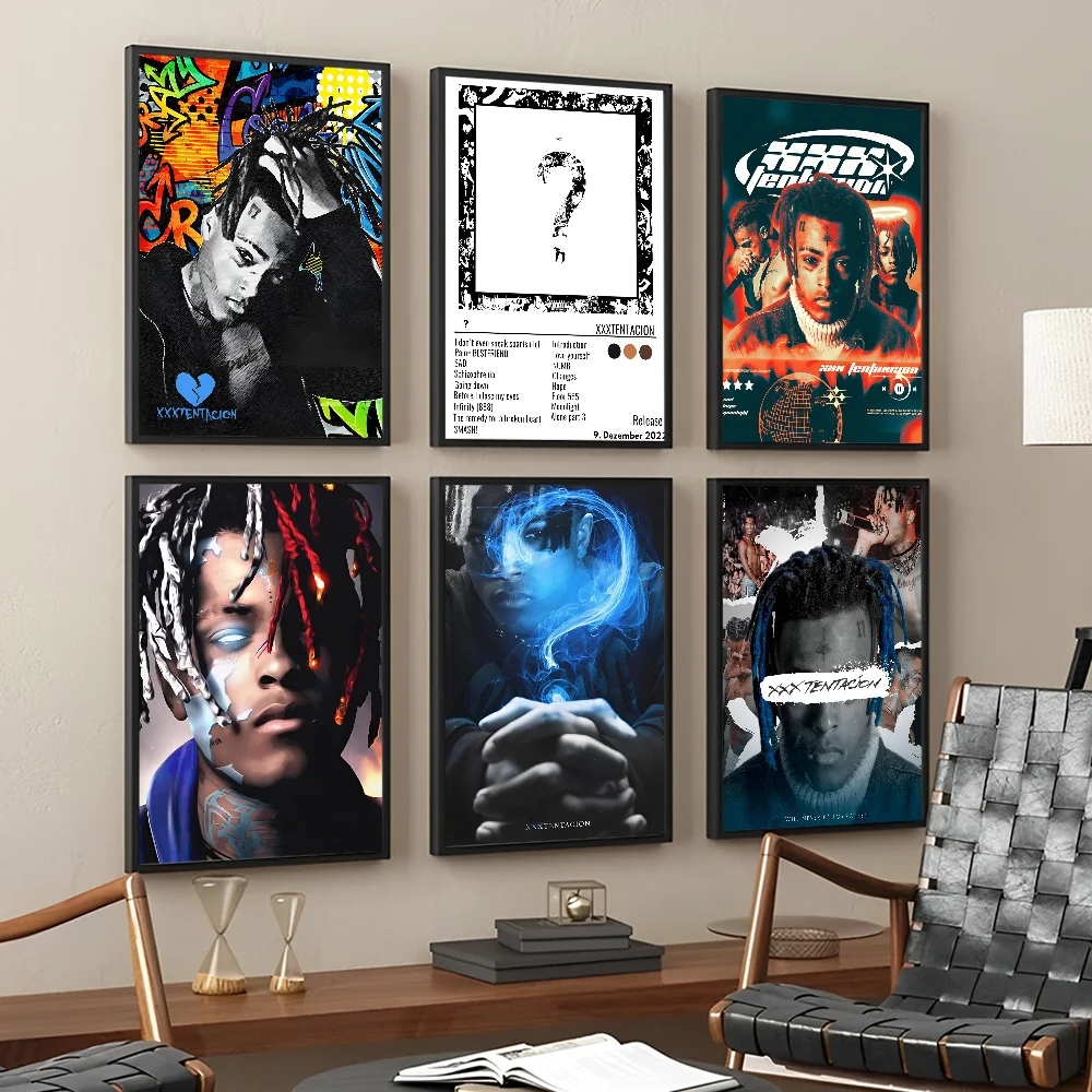 Высокое качество хип-хоп Z-XXXTentacion постер аниме стиль ретро ностальгическое