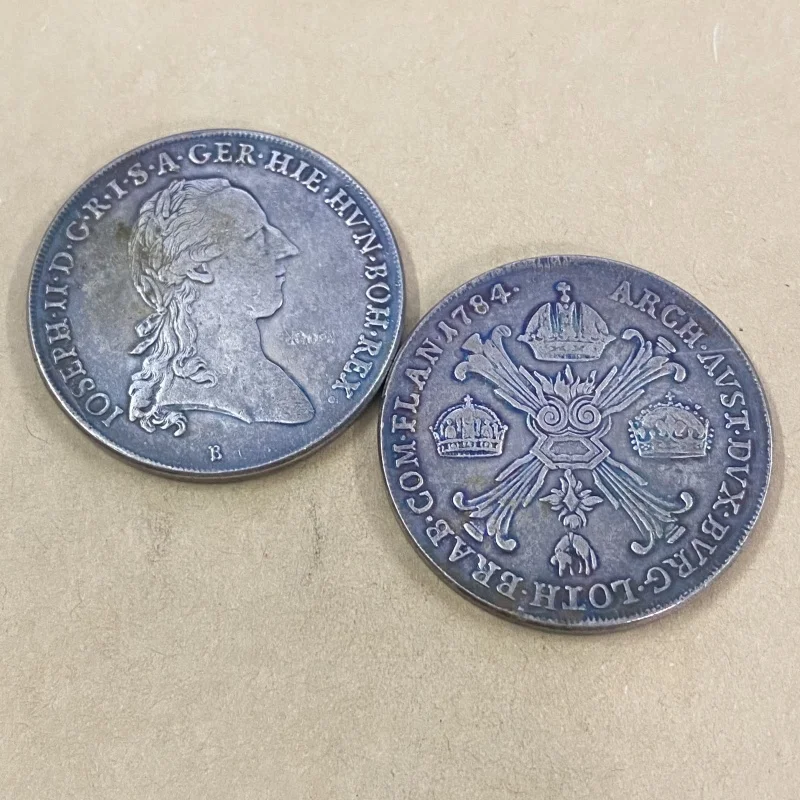 Копия 1784 Австрийские Нидерланды 1 кронантолер-Иосиф II Серебристая Новая монета