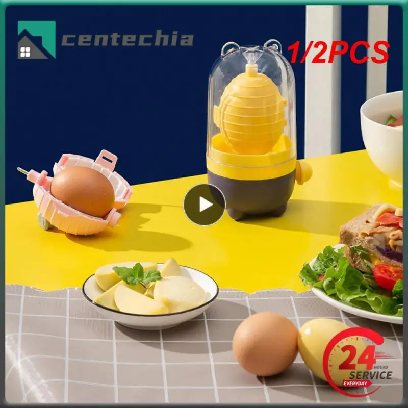 

1/2PCS Household Egg White Yolk Mixer Manual Egg Scrambler Puller Without Breaking Eggs Hand Egg Shaker Albumen Taste