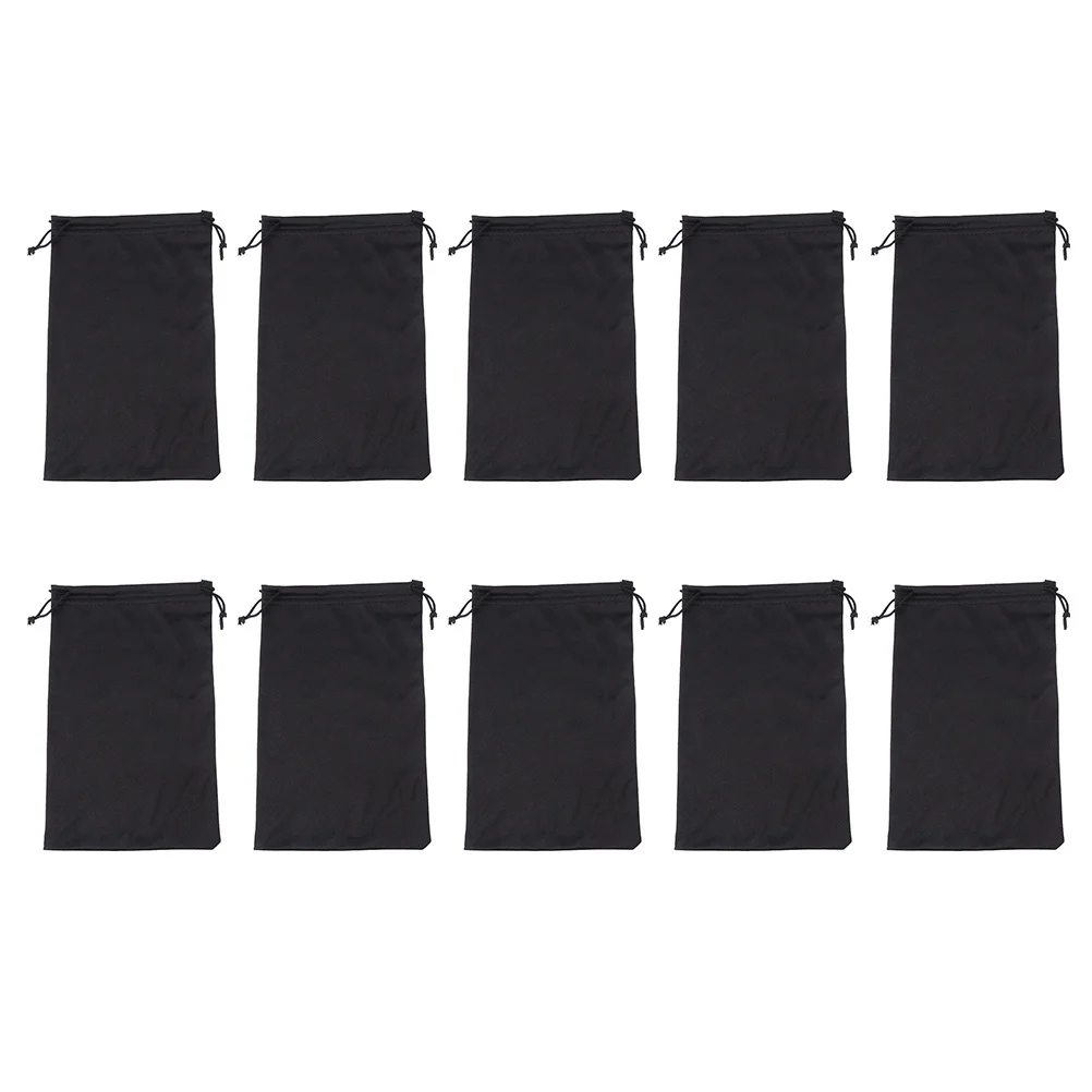 

25 Pcs Sunglass Drawstring Pocket Eyeglass Bag Ski Goggle Cover Black Retro Sunglasses Goggles Pouch Holder