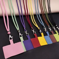 with clip lanyard mobile phone lanyard safety anti lost lanyard neck adjustment crossbody back chain universal phone shell