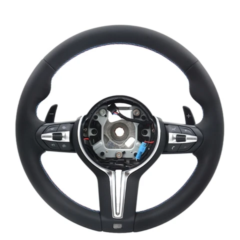 Для BMW F30 F31 F34 F10 F11 F07 F20 F21 F22 F23 F32 F06 F12 F01 F02 1 3 5 7 серии кожаное рулевое колесо гоночное колесо