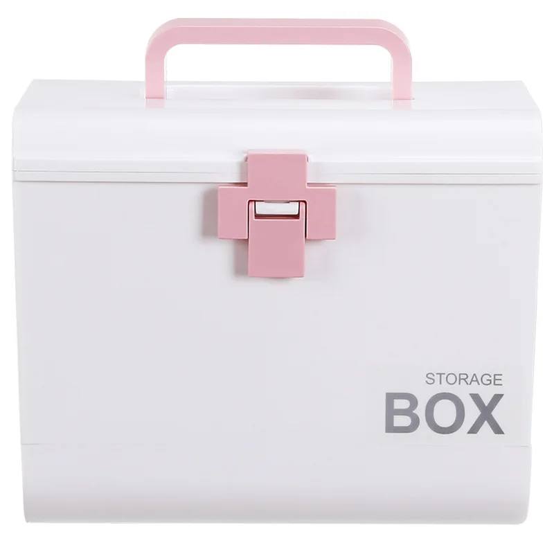 

Домашние медицинские принадлежности, портативный пластиковый чехол для лекарств, детский контейнер-органайзер для аварийного медицинског...