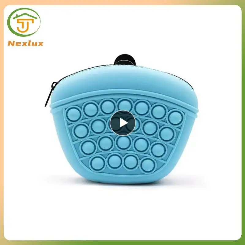 

Fanny Pack Carry-on Bag Silicone Feeding Soft Portable Outdoor Safety And Environmental Protection Snacks Large Capacity Pet