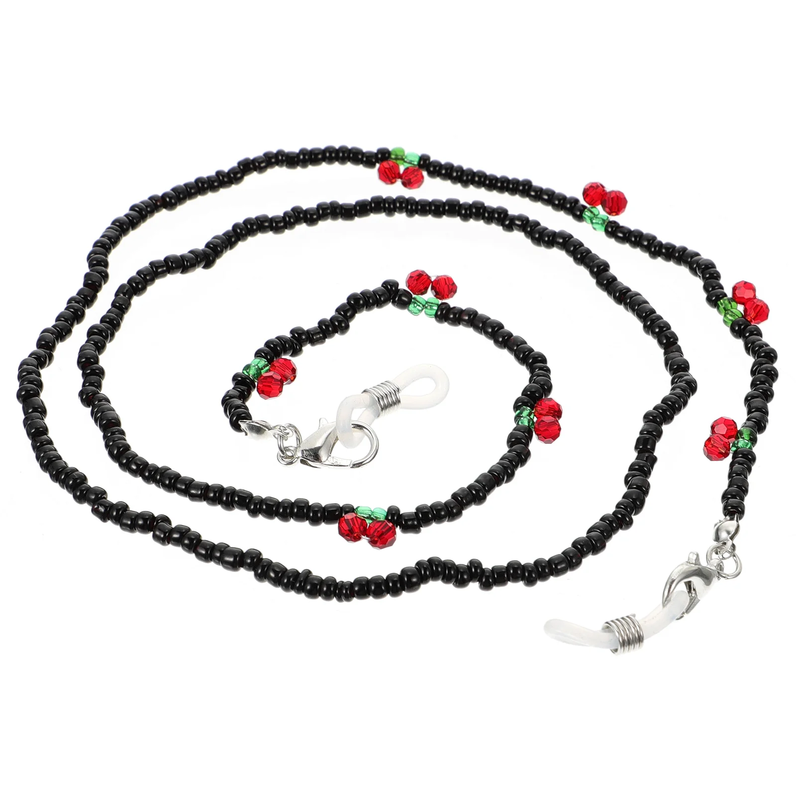 

1pc EyeHat Accessories Cherry Bead Glasses Chain Mask Beads Chain Decor