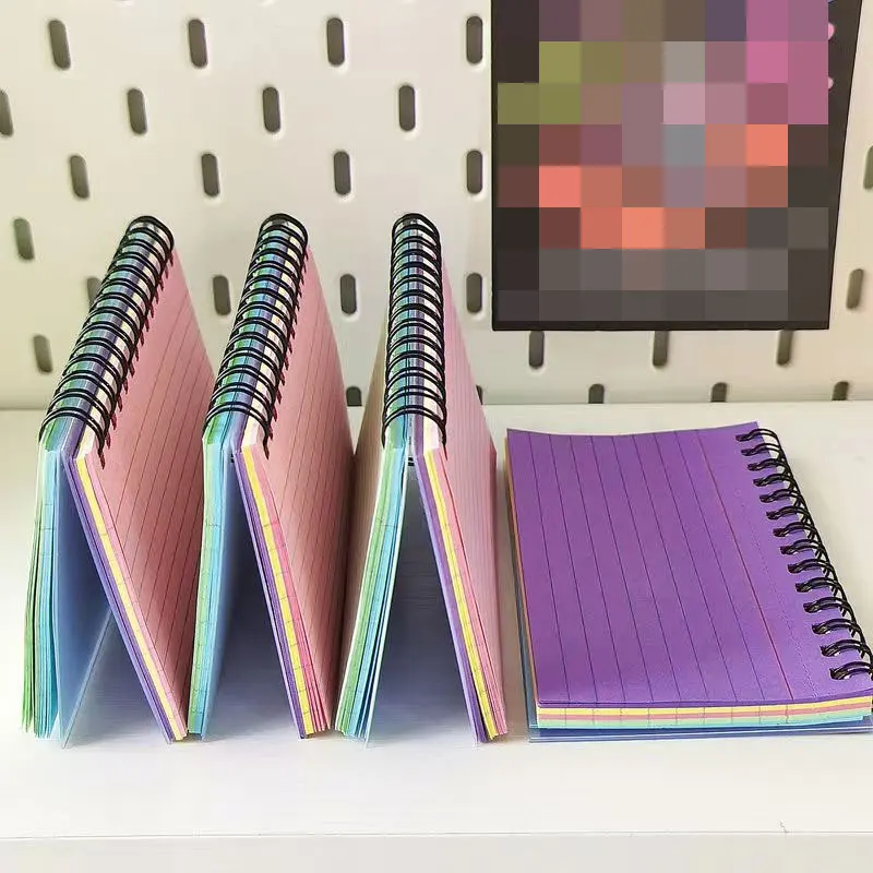 

Colorful Diary Book Coil Simple Journals Portable Mini Pocket Planner Notebook Daily Organizer Stationery Supplies Kid Gift