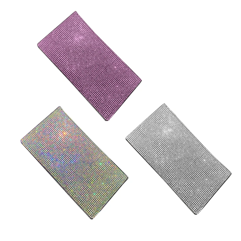 

Card Case Chic Front Pocket Wallet for Women Men Credit Card Holder Crystal