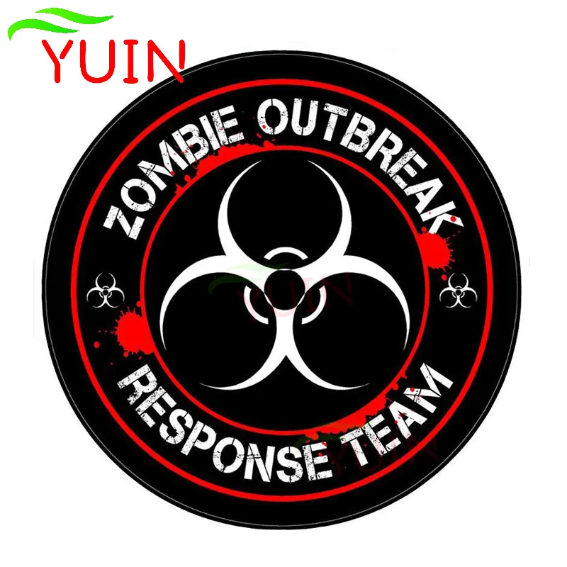 Креативные автомобильные стикеры зомби команда реагирования Рабочий стол с