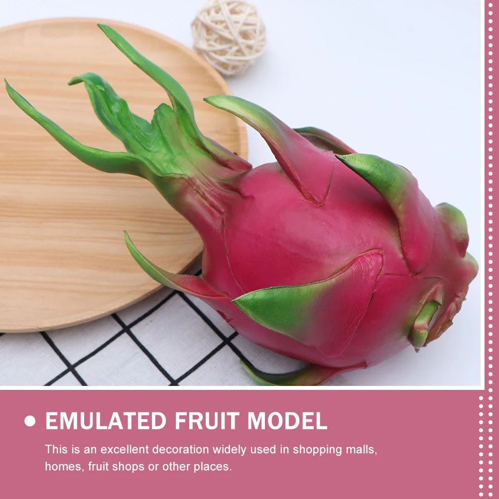 Модель фрукта дракона Питайя реквизит для фотосъемки Декор моделирование
