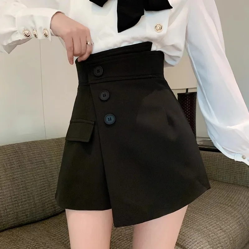 Новинка весны 2024 женские повседневные шорты больших размеров с высокой талией