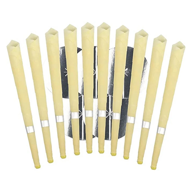 

10Pcs Horn Shape Design Family Hear Ornaments Earwax Removal Kit From