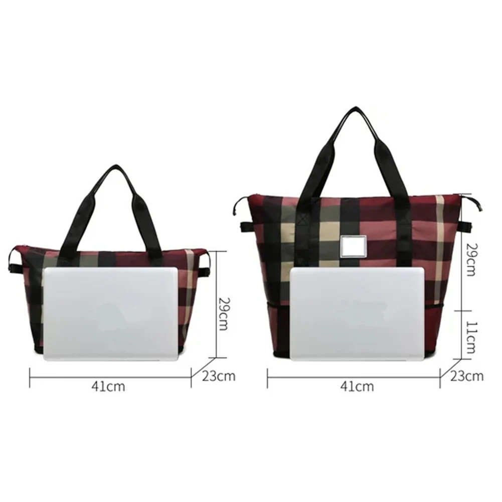 Sports Bag with Shoe Compartment Wet Compartment Fitness Scratch Resistant Multiple Uses Unisex Sports Compartment Fashionable