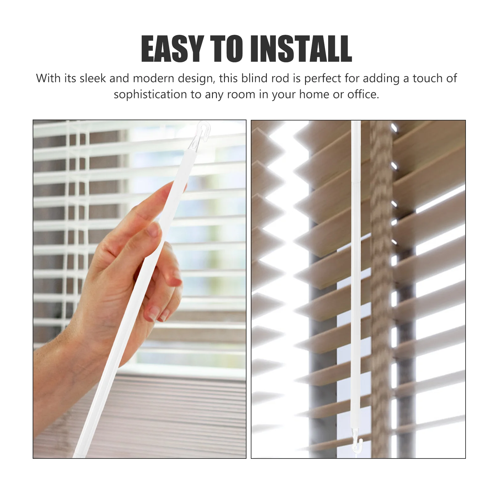 Подвесной стержень аксессуары для жалюзи оконные покрытия белые шторы палочка