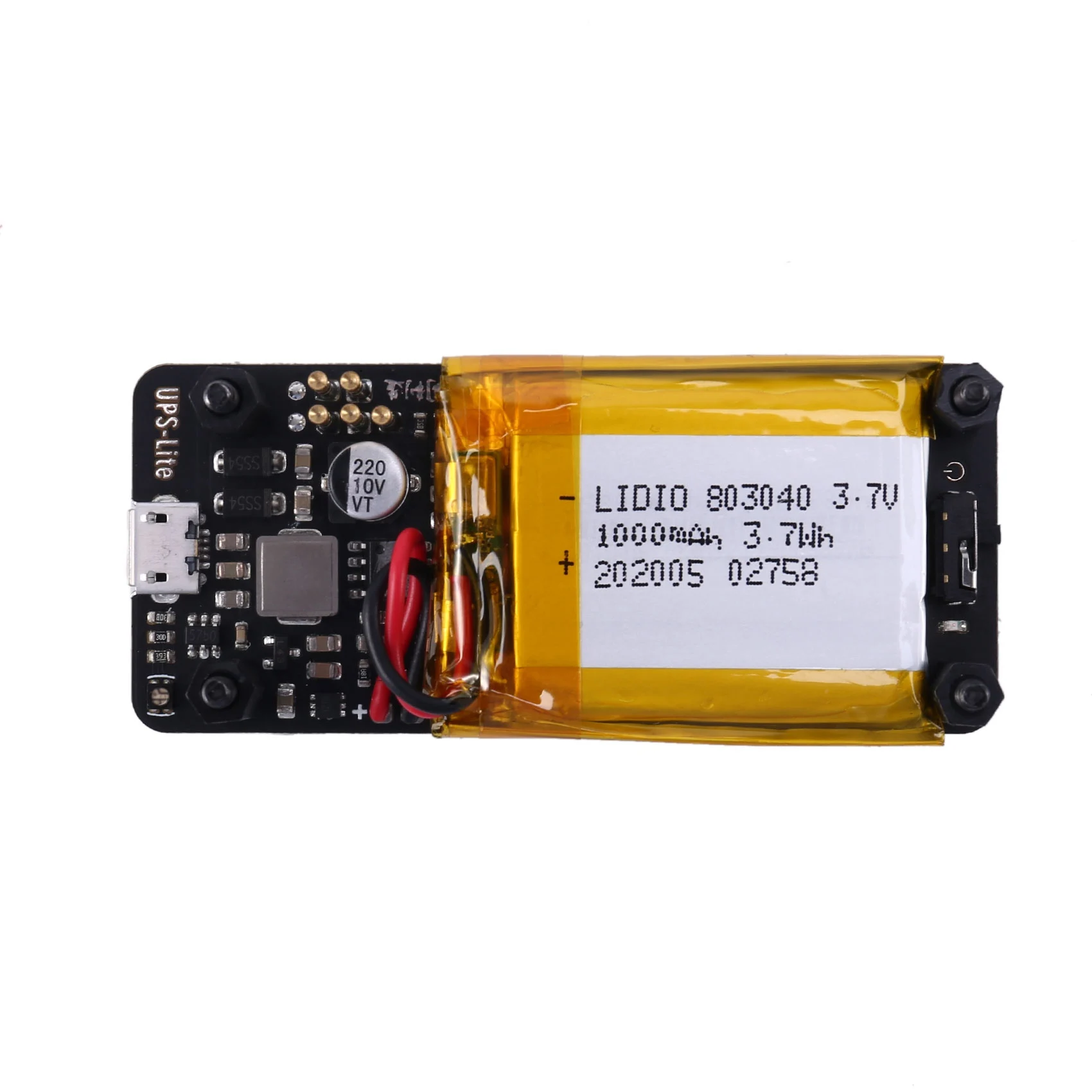 Для Raspberry Pi Zero W UPS-Lite плата источника питания I2C MAX17040G индикатор