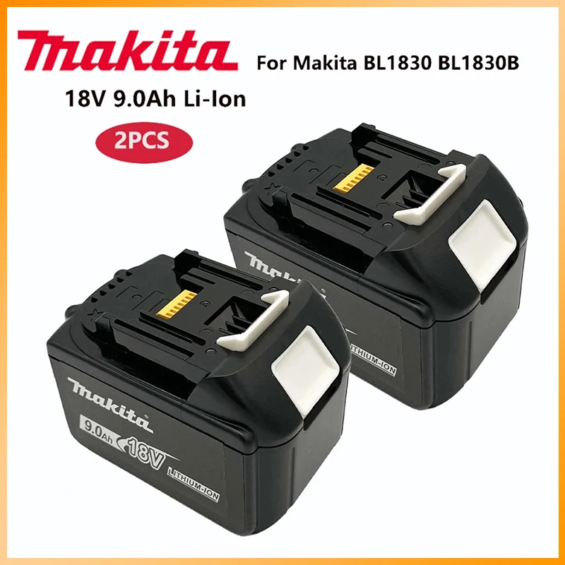 

New Makita 18V 9.0Ah Battery BL1830 BL1830B BL1840 BL1840B BL1850 BL1850B Rechargeable Battery Indicator LED