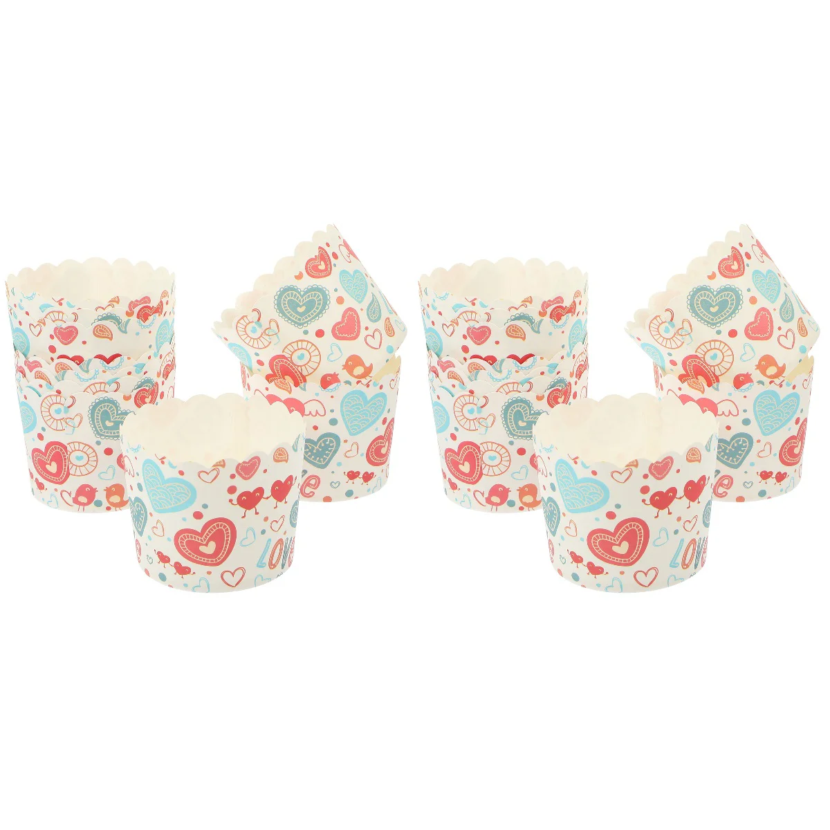 

200 Household Small Cartoon Cupcake Liners Cups Cupcake Liners for Cake Bakery Cupcake Home