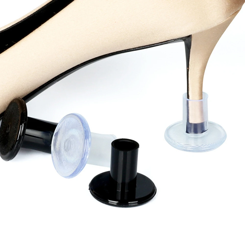 

50 Pairs High Heel Protectors Latin Stiletto Dancing Covers Heel Stoppers Antislip Silicone High Heeler For Wedding Party Favor
