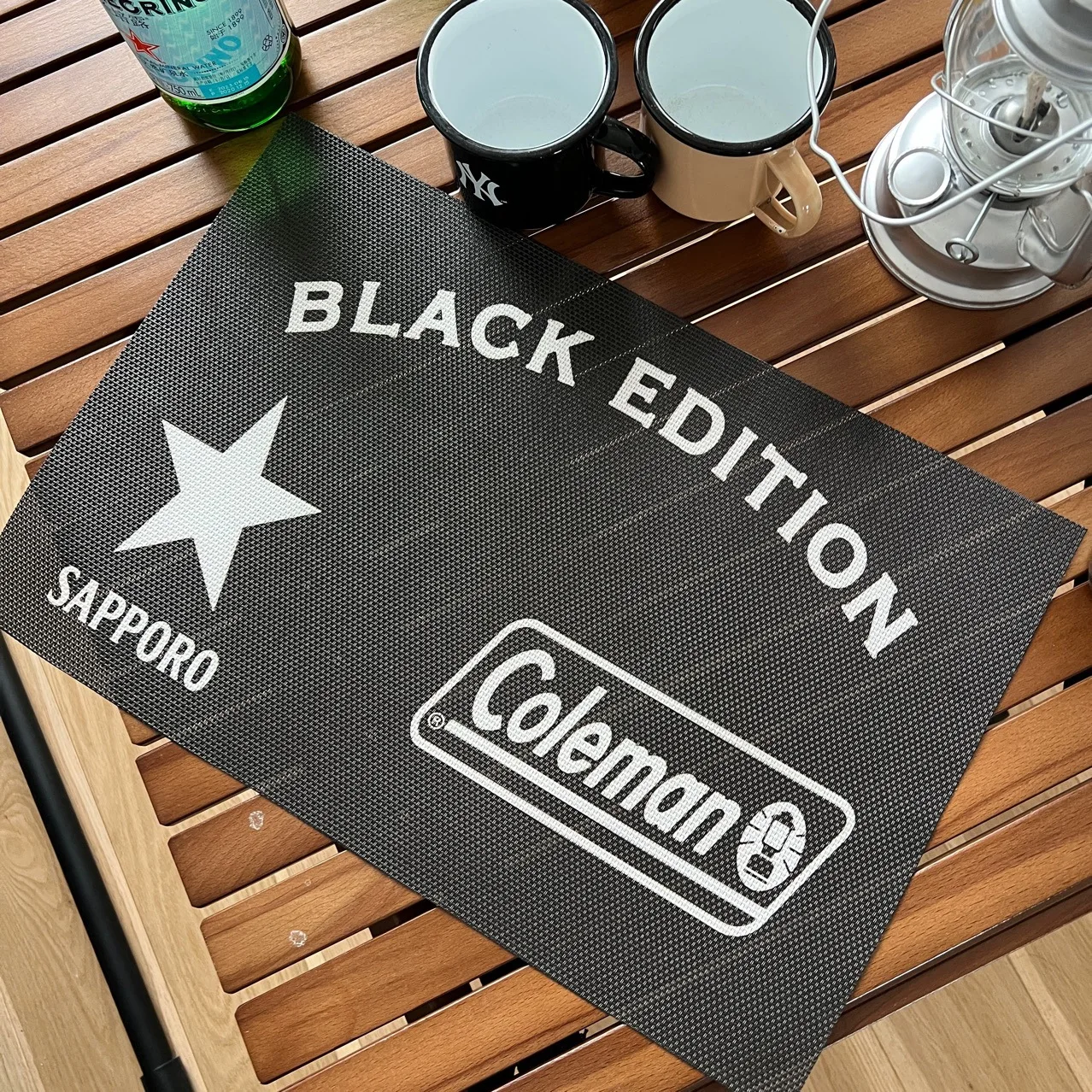

Черная подстилка Coleman для кемпинга на открытом воздухе из ПВХ