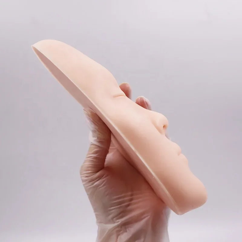 Силиконовый манекен для практики макияжа 5D микроблейдинга Перманентный макияж