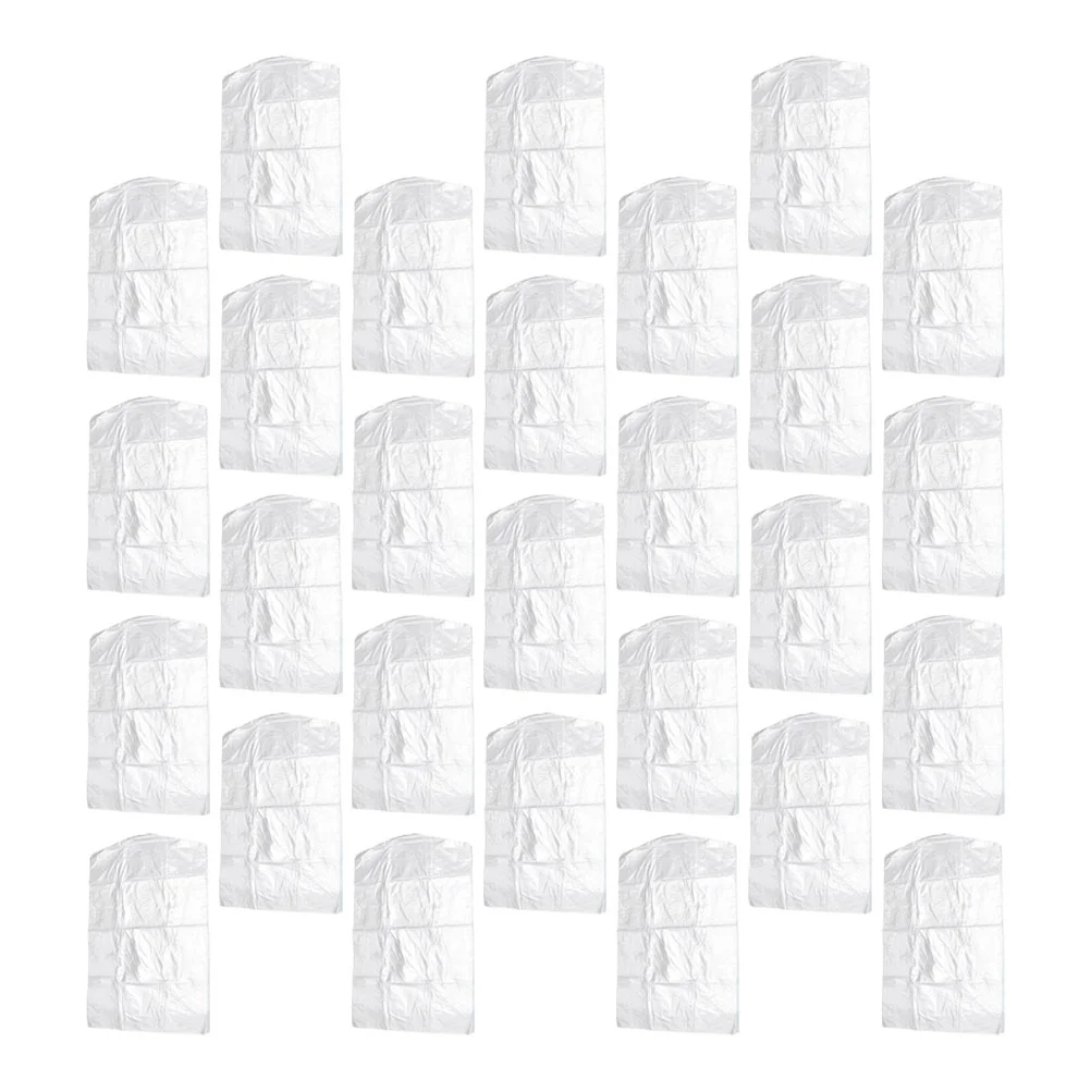 

100pcs Garment Bags for Storage Dress Bag Dress Cover Dress Storage Suit Carrier Cover for Cloth