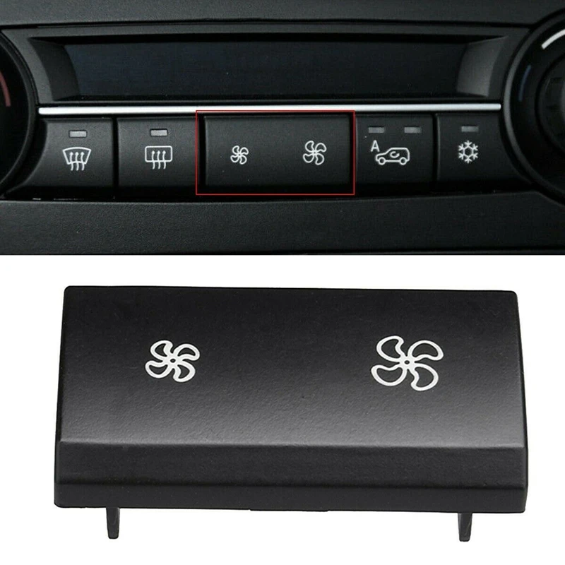 

1 PCS Black Car A/C Control Panel Fan Speed Button Key For BMW 1 3 X1 X3 Series E81 E82 E87 E88 E84 E90 E91 E92 E93 F25