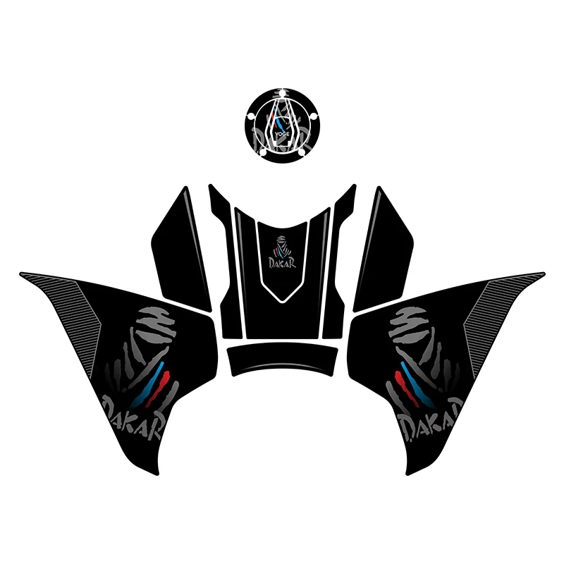 Аксессуары для мотоциклов VOGE 900DSX DS900X 2024, украшение для бензобака, 3 м, задние клеевые наклейки на топливный бак, комплекты защитных наклеек