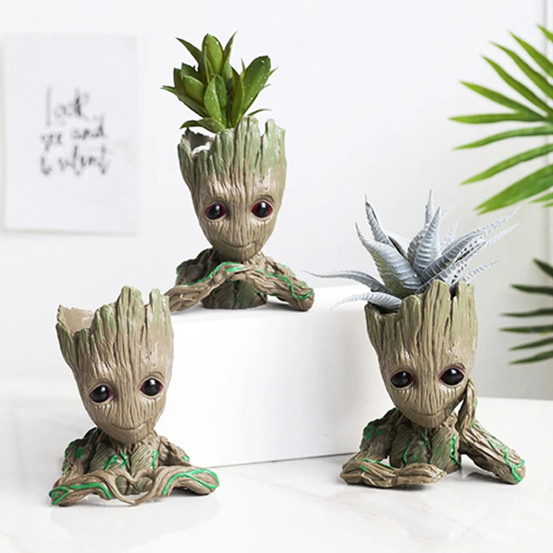 Креативный домашний декор фигурки грута милые детские деревья мужские цветочные