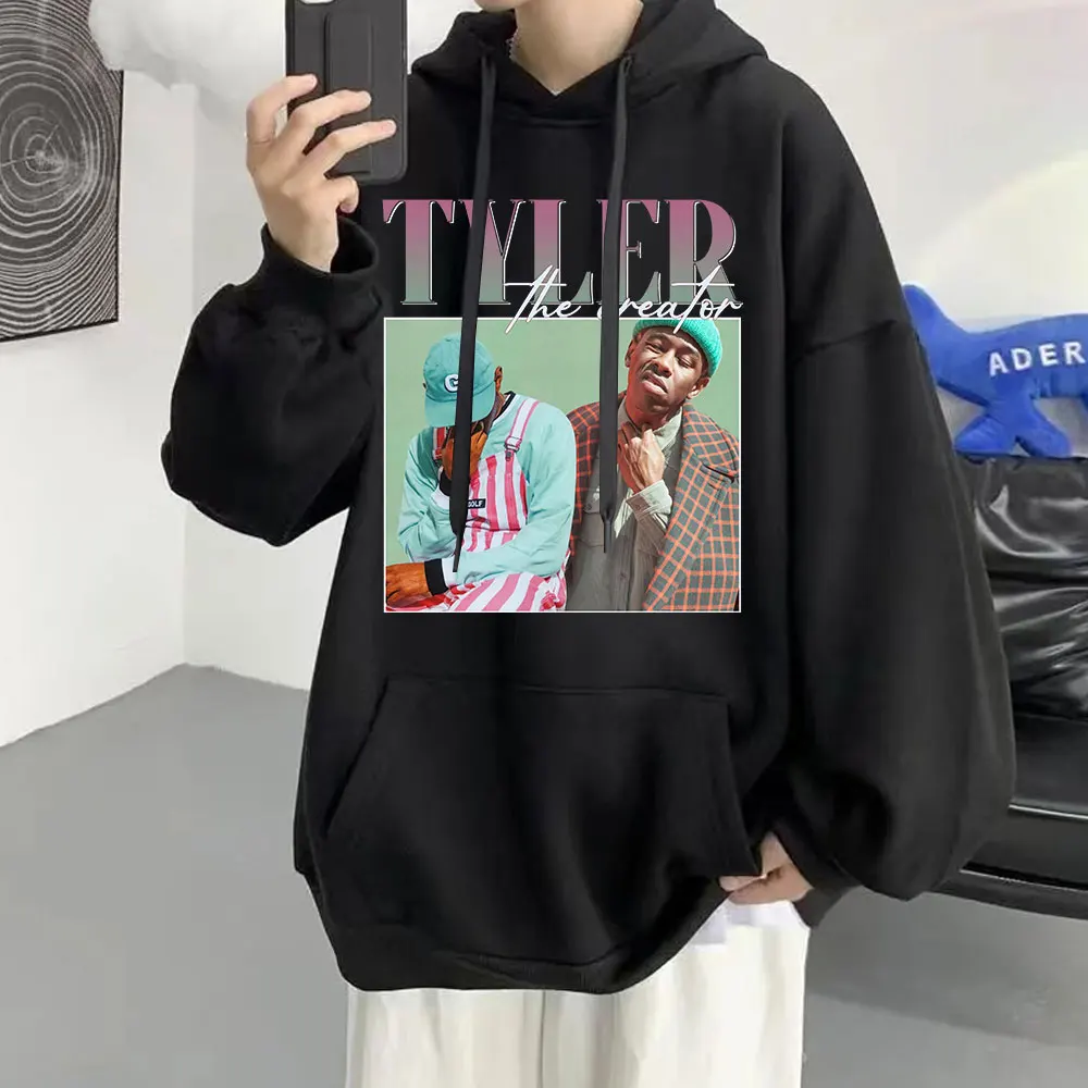 

Golf Wang Igor Tyler The Creator Rapper Hip Hop Music Black Hoodie Cotton Hot Sale Hoodies Fashion Oversized Men Women Pullover