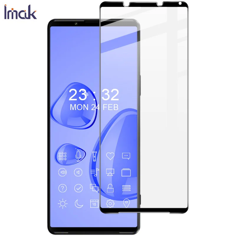

Imak Для Sony Xperia 1 V полное покрытие закаленное стекло Защита экрана для Sony Xperia 1 V Защитная стеклянная пленка