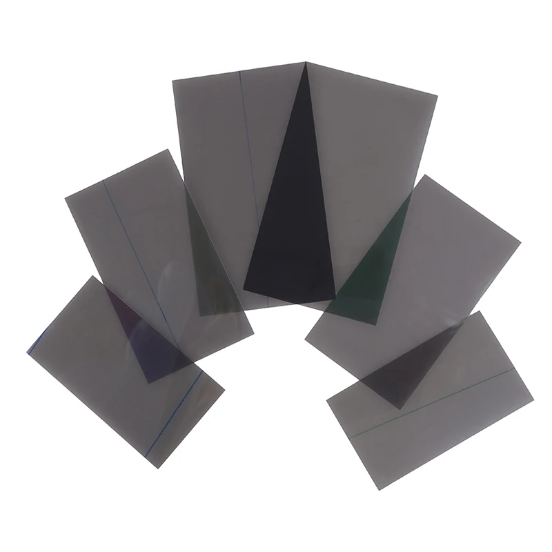 

6 Sizes Black New LCD Polarizer Film Polarization Film Polarized Light Film For 5.5'' Inch