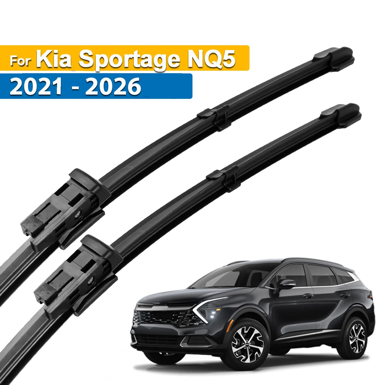 

Передние щетки стеклоочистителя Erick's LHD для KIA Sportage NQ5 2021-2026, лобовое стекло, щетки от дождя для чистого окна 26 "+ 18"