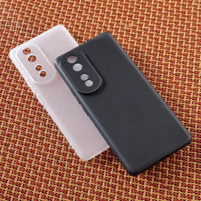 

Мягкий ТПУ чехол для Honor 80 Pro SE GT, 2 шт., прозрачный черный силиконовый мягкий чехол для Honor 80 80pro, защитный мягкий матовый чехол
