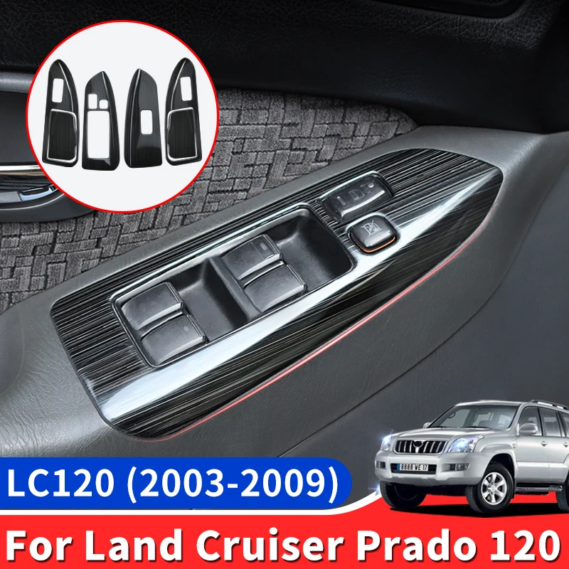 Фото 2003-2009 Toyota Land Cruiser Prado 120 панель управления из модифицированного стекла Lc120 дверная