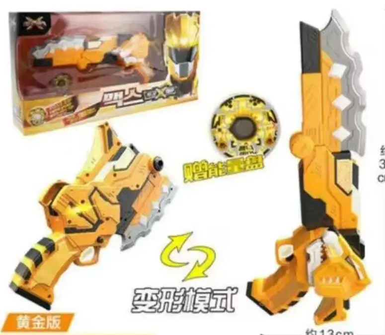 

Two Mode Mini Force Transformation Toys with Sound and Light Action Figures MiniForce X Deformation Weapon Gun Sword Toy 1