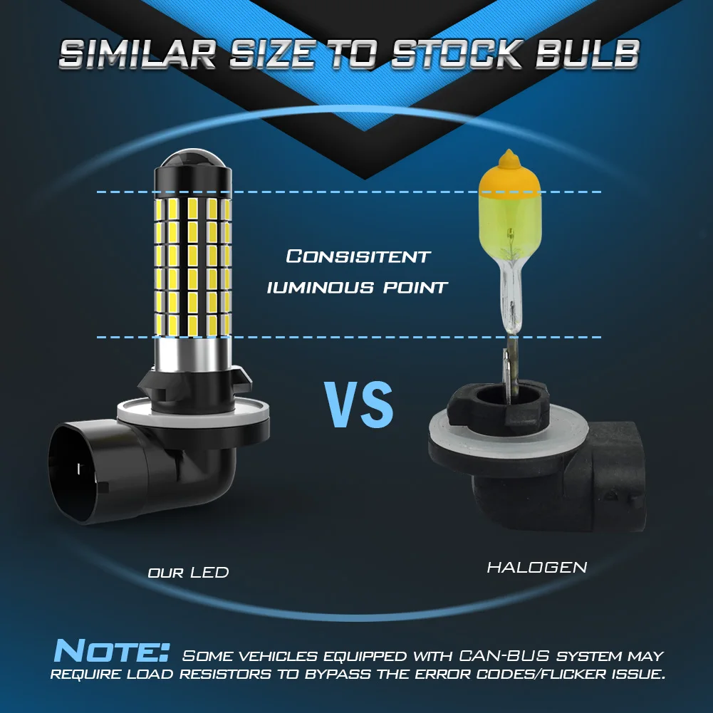 2 шт. H27W/2 фонарь для автомобиля задняя фара Hyundai Santa Fe белый 12 В