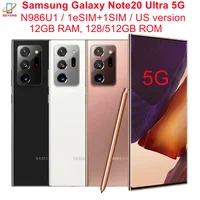 Samsung Galaxy Note 20 Note20 Ultra 5G N986U1 6.9" 12GB RAM 128/512GB Snapdragon NFC Original Unlocked Android Cell Phone 1