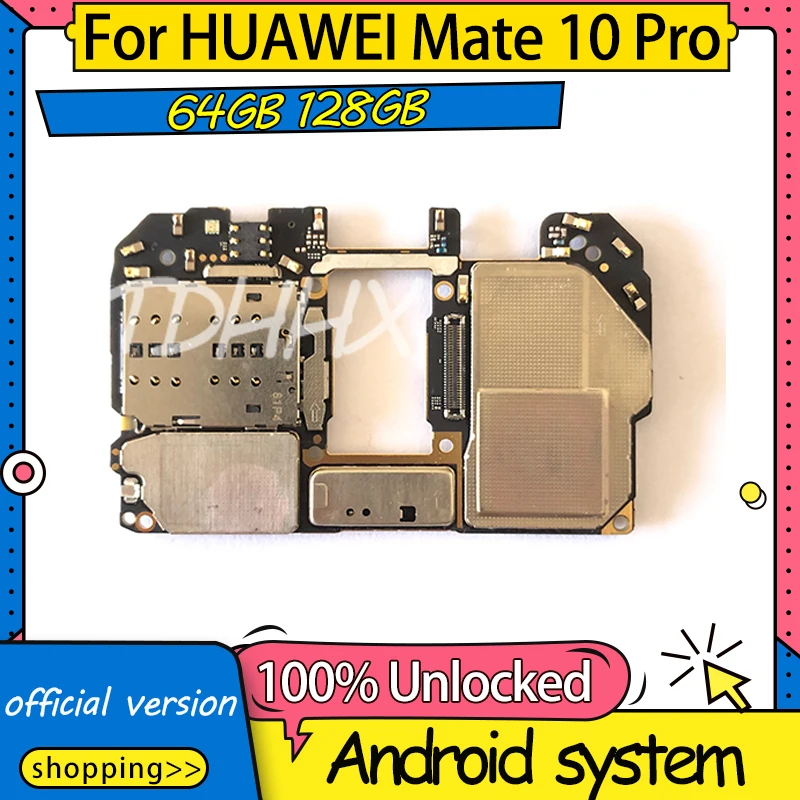 Оригинальная разблокированная материнская плата для Huawei mate 10 Pro Mate BLA-AL00 Logic 64 Гб 128