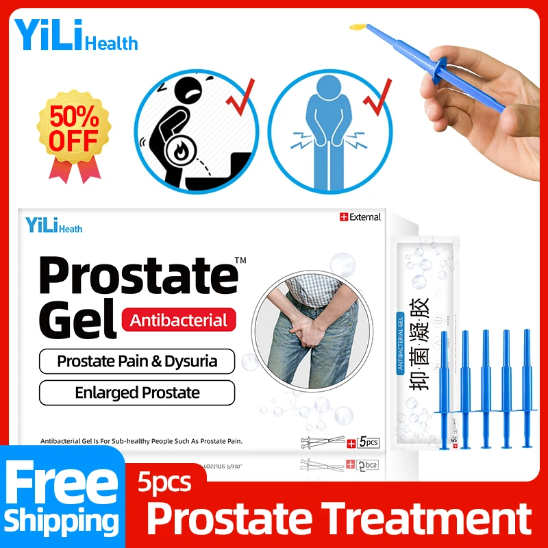 

Prostate Treatment Medicine Prostatitis Cure Natural Medical Gel Prostatic Frequent Urination Urgency To Urinate 5pcs/box