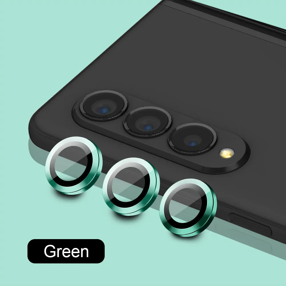 

Для Samsung Galaxy Z Fold 4, задняя металлическая крышка из закаленного стекла для камеры Sumsung Z Fold4 ZFold4 ZFold 4 5G, задняя крышка для объектива