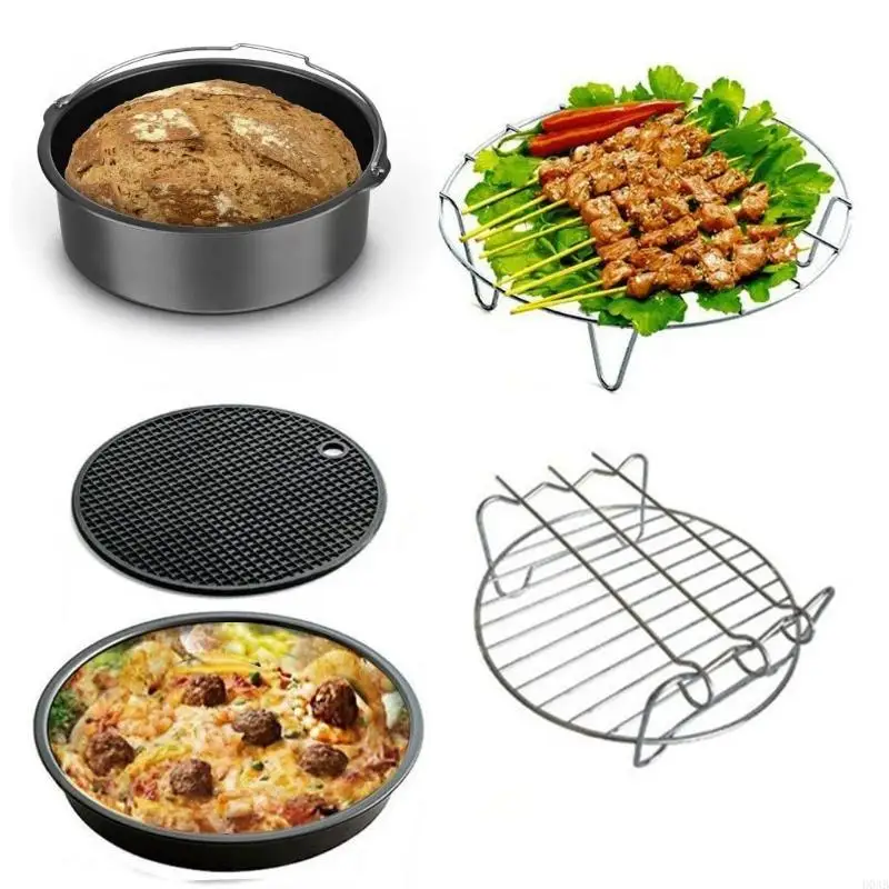D0AB Air Fryer Accessories установленные для 3 5-5 8 QT 5 штук Gowise и Cozyna (6-8 дюймов шт.