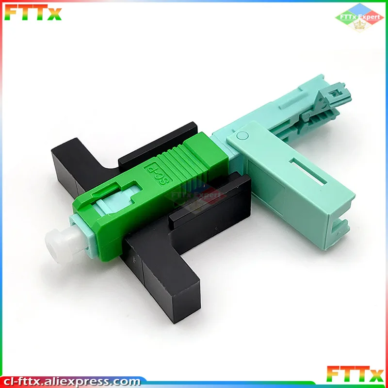 Free Shipping 50/100/200 PCS 53MM SC APC Fast Connector Field Connector SM FTTH Optical Fiber connector 53mm SC UPC